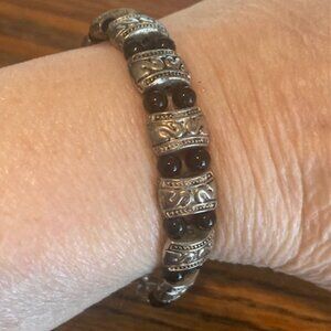 Black & Silver Tone Bracelet